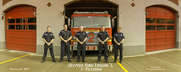 Seattle Fire Department Station 2, Engine 2  by Steve